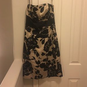Strapless White House Black Market dress