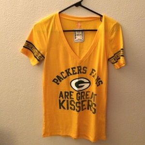 VS Pink Green Bay Packer shirt
