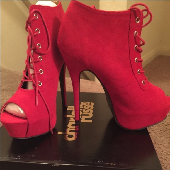 Red Booties - Picture 3 of 3