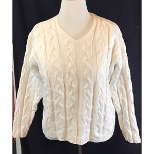 Eddie Bauer Sweaters - Eddie Bauer cable knit sweater 100%cotton Eddie Bauer Sweaters - Eddie Bauer cable knit sweater 100%cotton