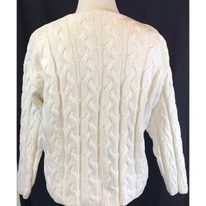 Eddie Bauer Sweaters - Eddie Bauer cable knit sweater 100%cotton Eddie Bauer Sweaters - Eddie Bauer cable knit sweater 100%cotton
