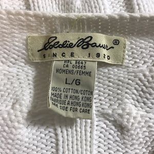 Eddie Bauer Sweaters - Eddie Bauer cable knit sweater 100%cotton Eddie Bauer Sweaters - Eddie Bauer cable knit sweater 100%cotton