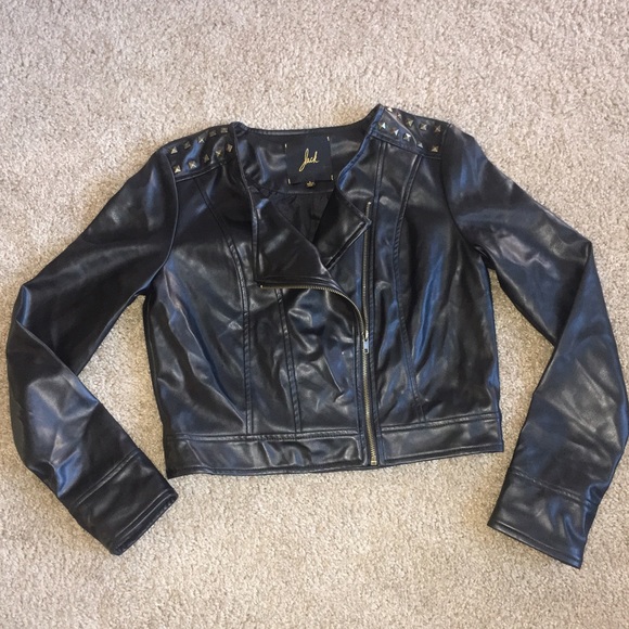 Jack by BB Dakota Faux Leather Studded Jacket