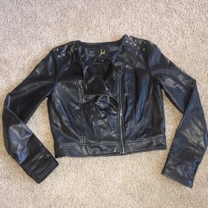 Jack by BB Dakota Faux Leather Studded Jacket