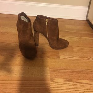 Suede, Michael Kors Ankle Booties
