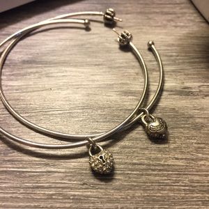 Juicy couture hoop earrings