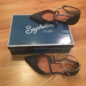 Seychelles- Navy snake leather
