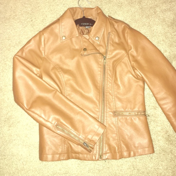 Faux Leather Moto Jacket