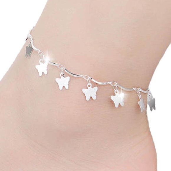 New Butterfly Women Chain Ankle Bracelet - Picture 3 of 3