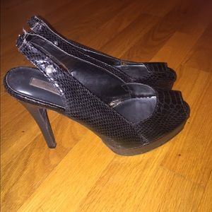 Black Vera Wang High Heel