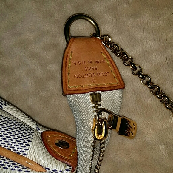 NFS - Louis Vuitton Damier Azur Eva Clutch Handbag - Picture 3 of 4