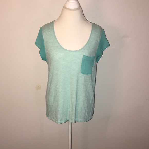 Aqua blue t-shirt