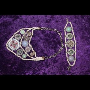 Lucky Brand set, necklace and bracelet.