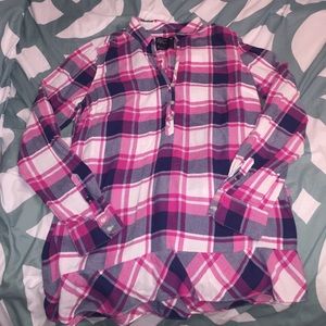 American Eagle Plaid Tunic