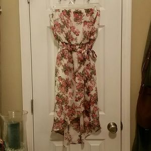 Poetry High Low Strapless Dress