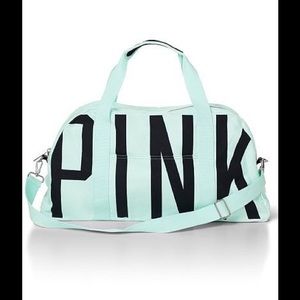 Teal VS PINK Duffle Bag