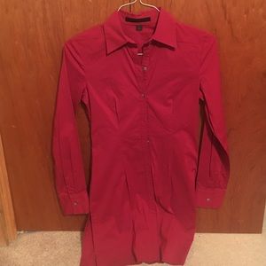 Red long sleeve pencil dress express