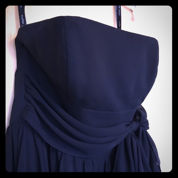 Black Strapless Alfred Angelo gown
