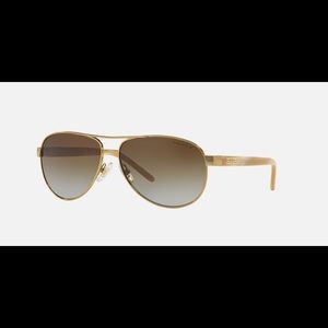 Ralph Lauren aviator beige sunglasses