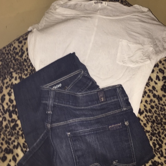 SOLD 7forAllMankind Jeans / Roxanne / sz : 27 x 32
