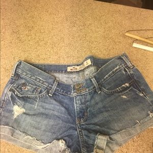 *SALE* Hollister blue jean shorts size 5