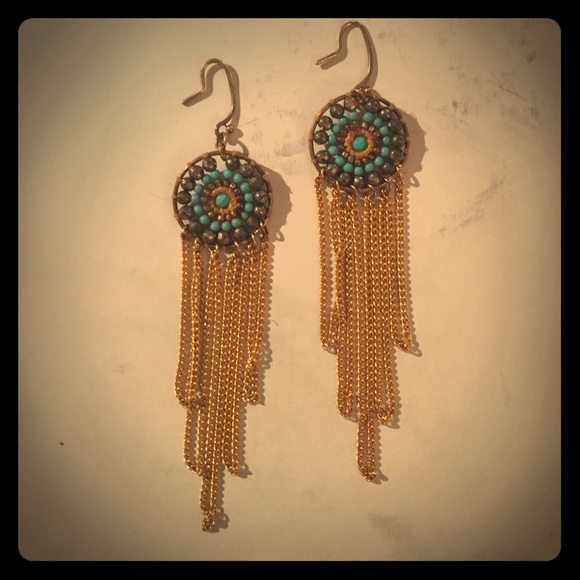 Chan Luu turquoise dangle earrings 💙