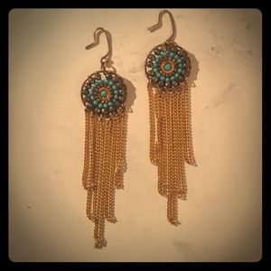 Chan Luu turquoise dangle earrings 💙