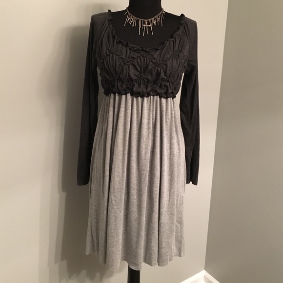 Charcoal and Grey Dress