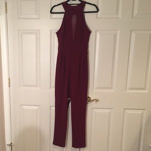 Burgundy body suit
