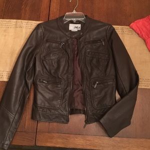 Faux leather jacket