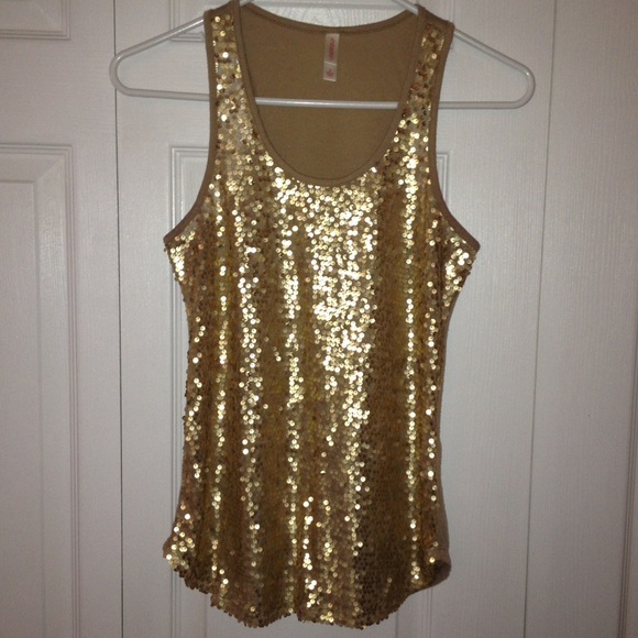 Sequin Tank Top