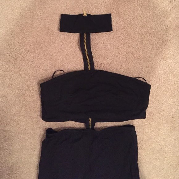 🍹FLASH SALE🍹Xenia black two piece choker dress - Picture 5 of 6