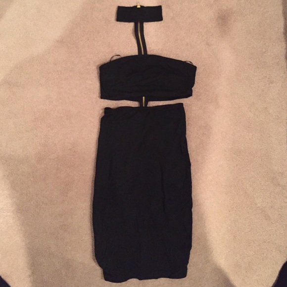 🍹FLASH SALE🍹Xenia black two piece choker dress - Picture 6 of 6