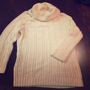 Ann Taylor Loft loose turtleneck knit sweater. Lg.