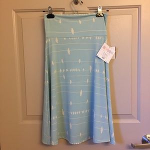 Light blue Lularoe Azure Skirt (XS)