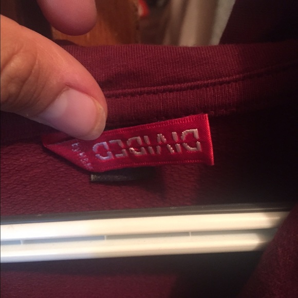 Red H&M zip up hoodie. - Picture 3 of 3