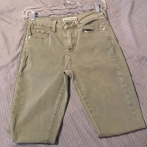 high rise skinny jeans