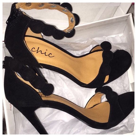 Black Ankle Sandals