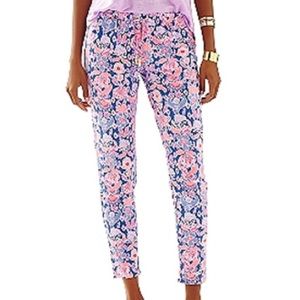 Lilly Pulitzer Lola Pant Iris Blue Werk It