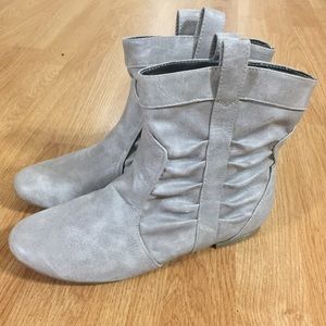 Gray Aldo Booties
