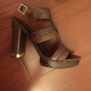 Tory Burch brown dress heels size 6