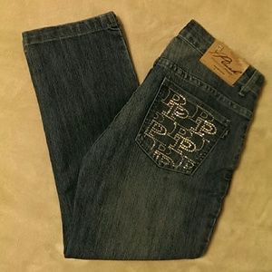 Nice Pair Of Platinum Plush Capri Jeans