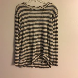 Night cap long sleeve, backless top