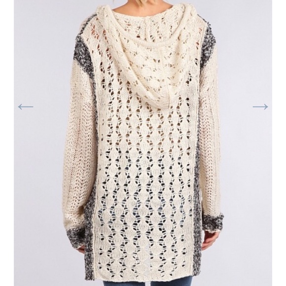 •FINAL PRICE• Cozy Crochet Sweater • - Picture 2 of 4
