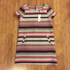 Cupcakes & Cashmere Olvera striped dress