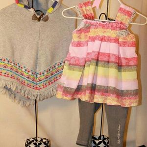 Calvin Klein top and jegings with Carters sweater