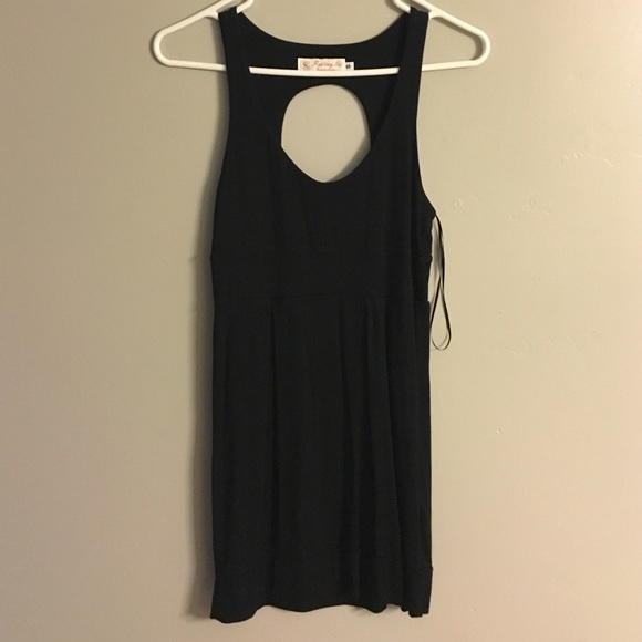 Little black dress w/ cutout back