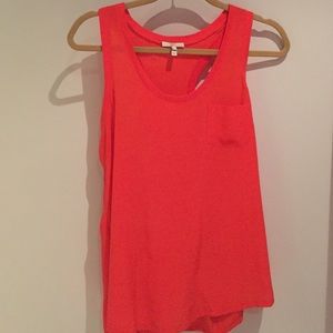 Joie Coral Silk Tank