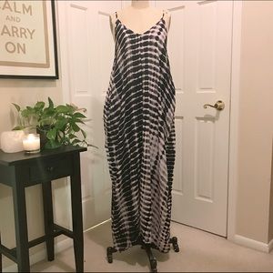 Shibori Maxi Dress, M/L