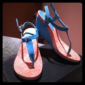 Ralph Lauren Cork Wedge Sandals
